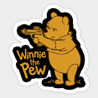 Pew Bear V3 Sticker